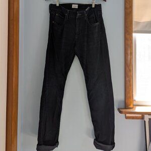Hudson Blake Denim Jeans Slight Straight Size 32 W Dark Blue